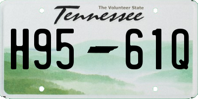 TN license plate H9561Q