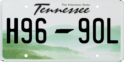 TN license plate H9690L