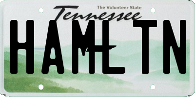 TN license plate HAMLTN