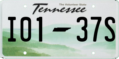 TN license plate I0137S