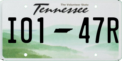 TN license plate I0147R