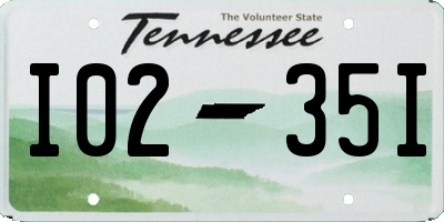 TN license plate I0235I