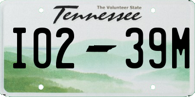 TN license plate I0239M