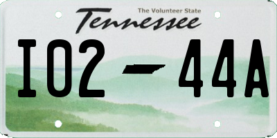 TN license plate I0244A