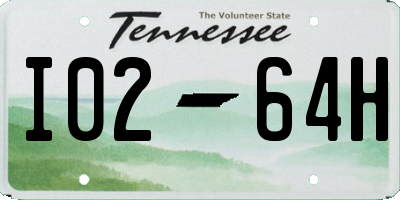 TN license plate I0264H