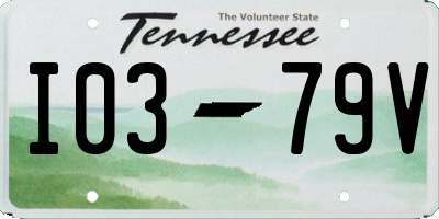 TN license plate I0379V