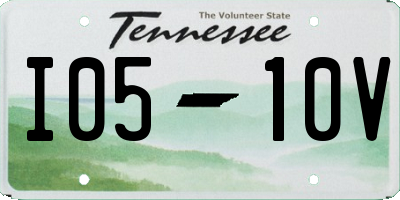 TN license plate I0510V
