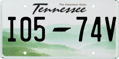 TN license plate I0574V