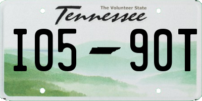 TN license plate I0590T
