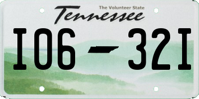 TN license plate I0632I