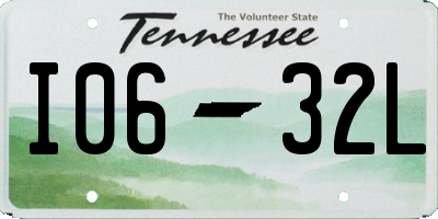 TN license plate I0632L