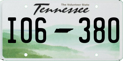 TN license plate I0638O