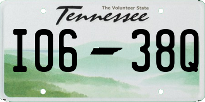 TN license plate I0638Q