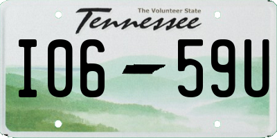 TN license plate I0659U