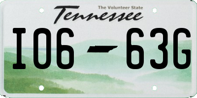 TN license plate I0663G