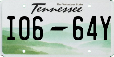 TN license plate I0664Y