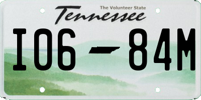 TN license plate I0684M