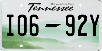 TN license plate I0692Y
