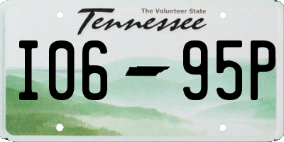 TN license plate I0695P