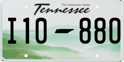 TN license plate I1088O