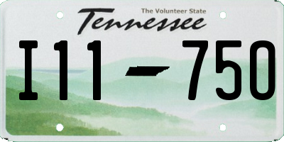 TN license plate I1175O