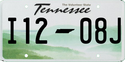 TN license plate I1208J