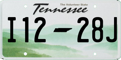 TN license plate I1228J