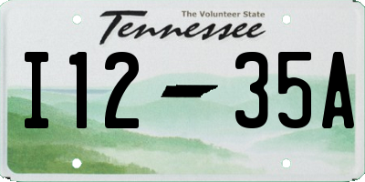 TN license plate I1235A