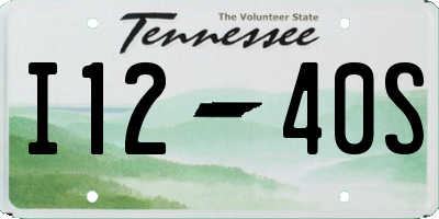 TN license plate I1240S