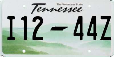 TN license plate I1244Z