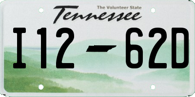 TN license plate I1262D