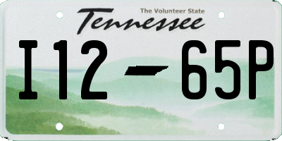 TN license plate I1265P