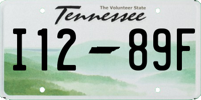 TN license plate I1289F