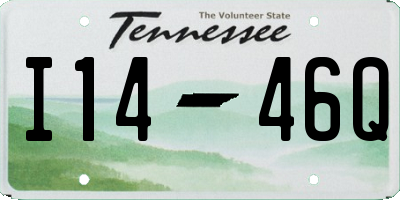 TN license plate I1446Q