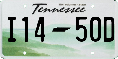 TN license plate I1450D