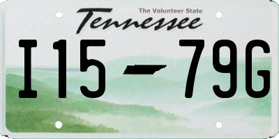 TN license plate I1579G