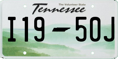 TN license plate I1950J