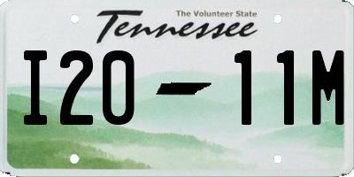 TN license plate I2011M