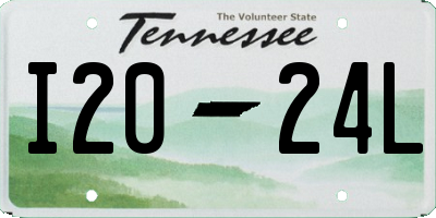 TN license plate I2024L