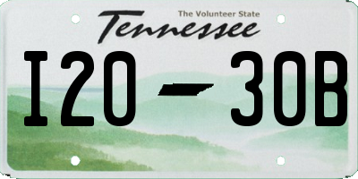 TN license plate I2030B