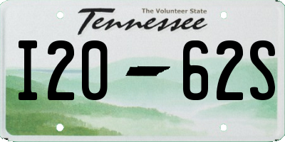 TN license plate I2062S