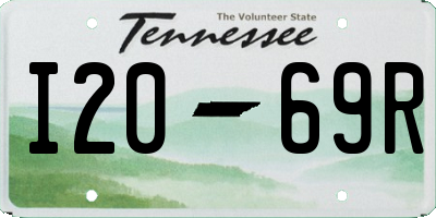 TN license plate I2069R