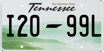 TN license plate I2099L