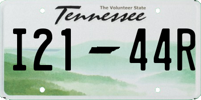 TN license plate I2144R