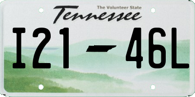 TN license plate I2146L