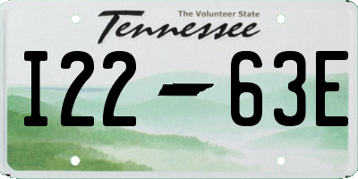 TN license plate I2263E