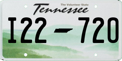 TN license plate I2272O