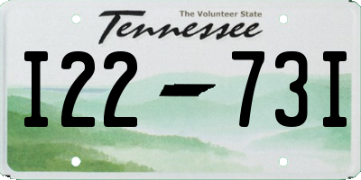 TN license plate I2273I