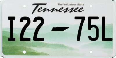 TN license plate I2275L