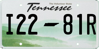TN license plate I2281R